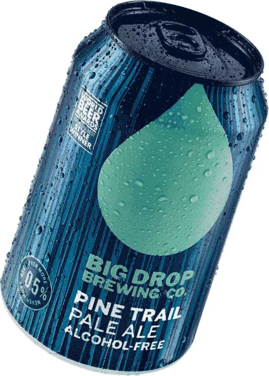 Big Drop Pine Trail Pale Ale - Alcohol free pale ale