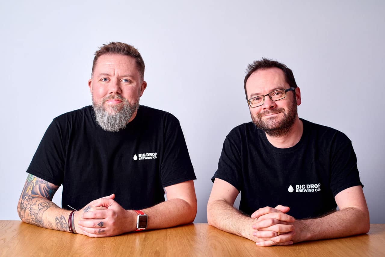 The founders of Big Drop - Rob and James