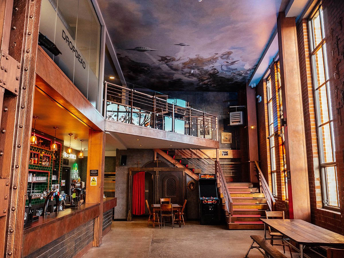 Interior shot of Church - Temple of Fun - Sheffield