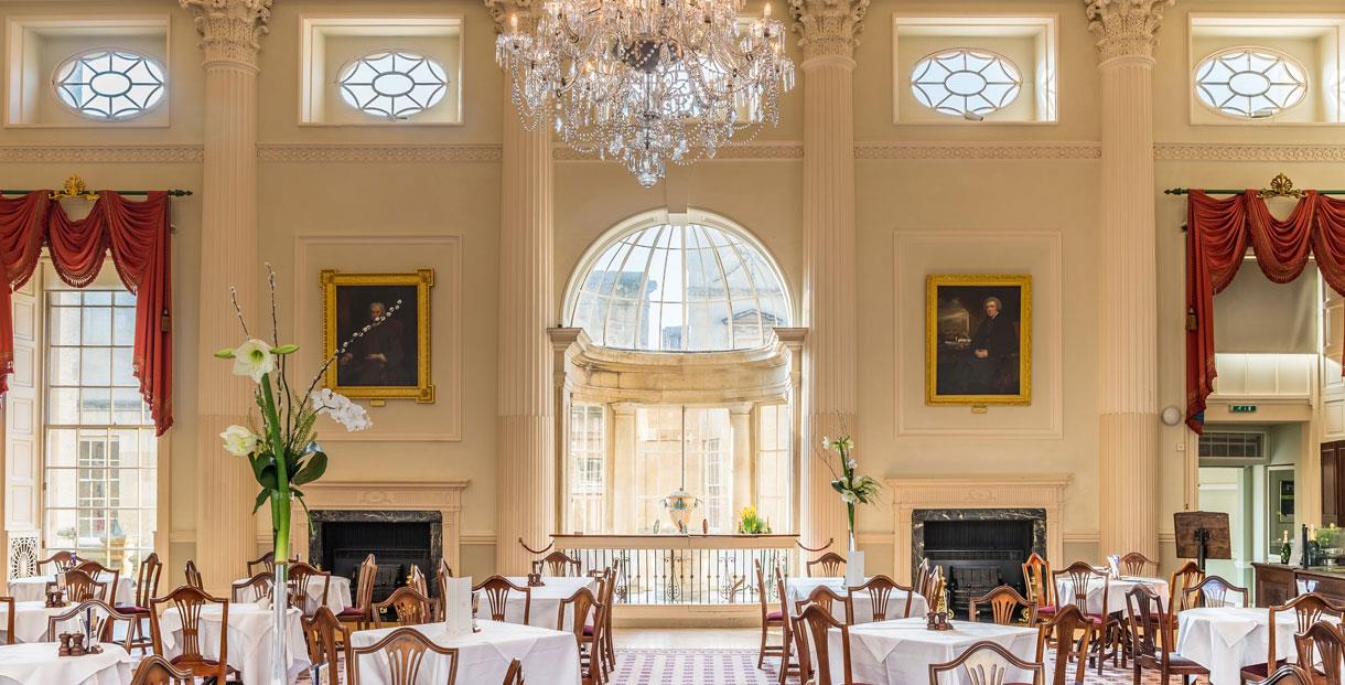 Interior shot of the Pump Room, Bath